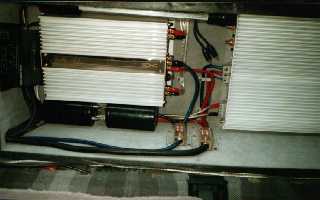 Endstufen Rückseite