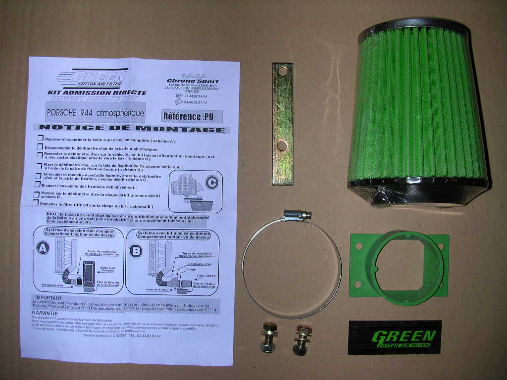 Porsche 944 Sportluftfilter